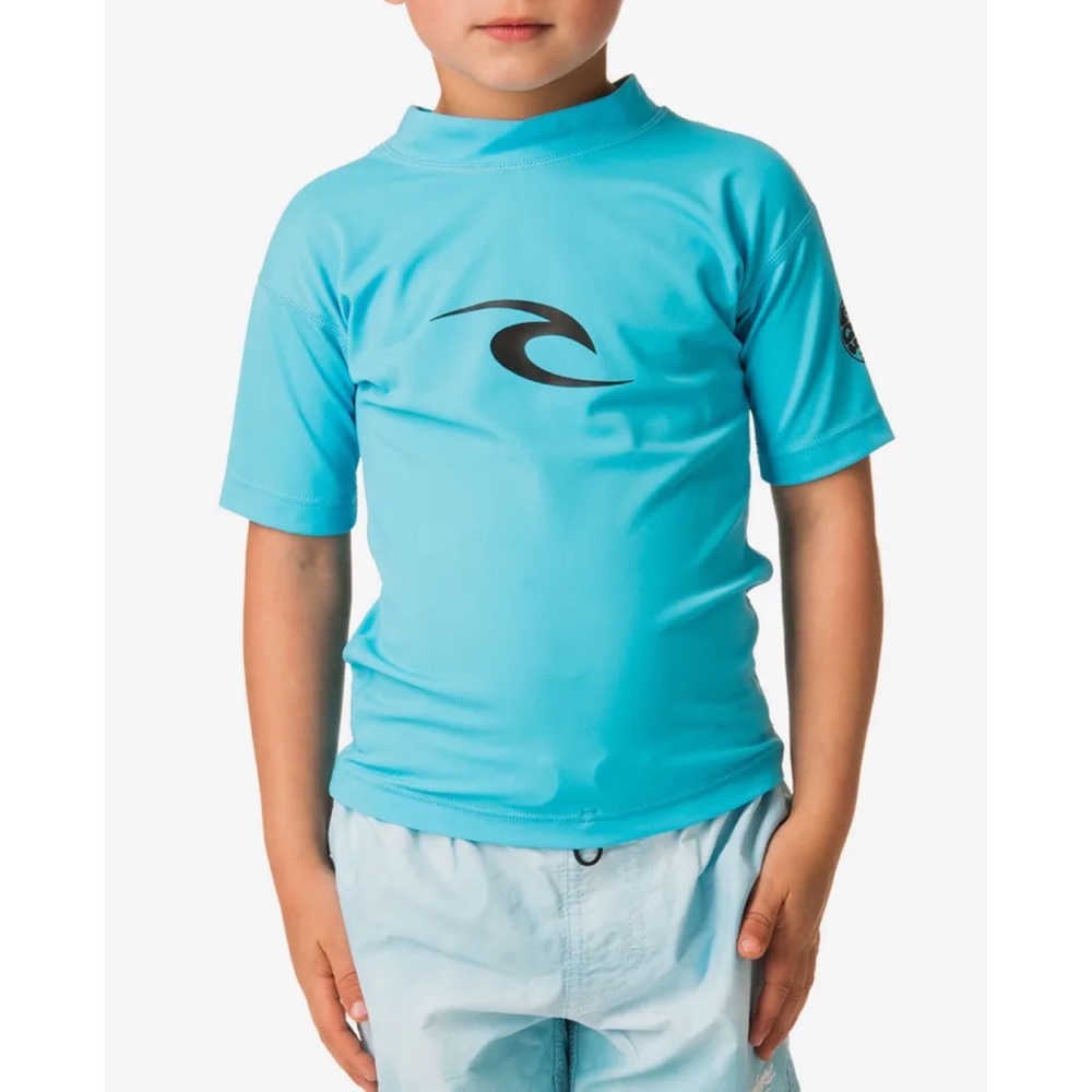 Rip Curl Grom Corpo Short Sleeve Rash Guard  (0-6 Years) Size 2 - NWT.